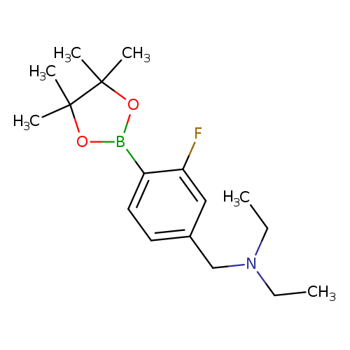 4-(N,N-Diethylaminomethyl)-2-fluorophenylboronic acid, pinacol ester