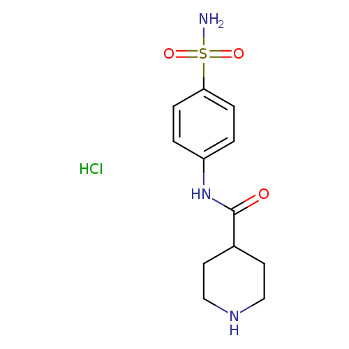 N-[4-(Aminosulfonyl)phenyl]piperidine-4-carboxamide, HCl
