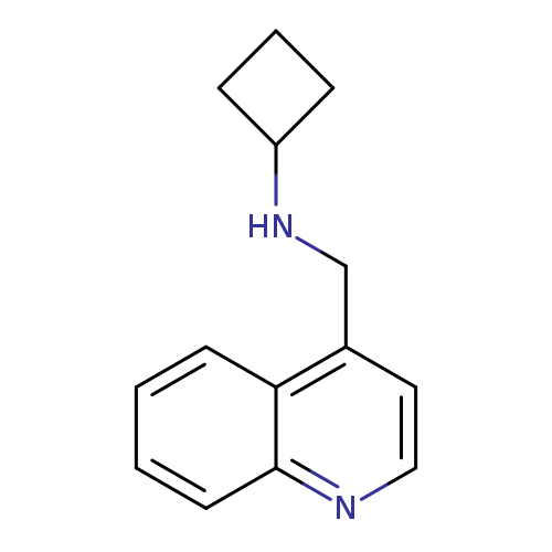 N-[(quinolin-4-yl)methyl]cyclobutanamine