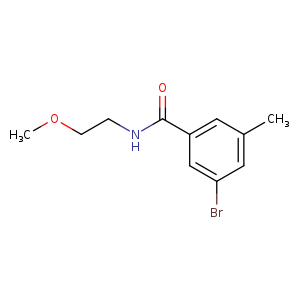 3-Bromo-N-(2-methoxyethyl)-5-methylbenzamide