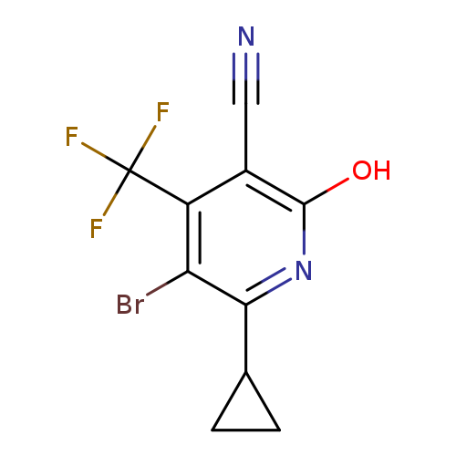 5-Bromo-6-cyclopropyl-2-oxo-4-(trifluoromethyl)-1,2-dihydropyridine-3-carbonitrile