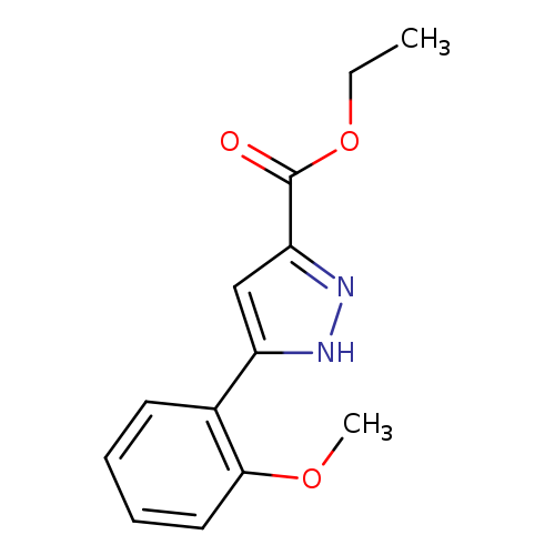 Ethyl 5-(2-methoxyphenyl)-1H-pyrazole-3-carboxylate