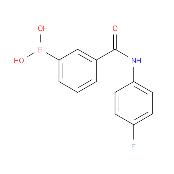 (3-((4-Fluorophenyl)carbamoyl)phenyl)boronic acid