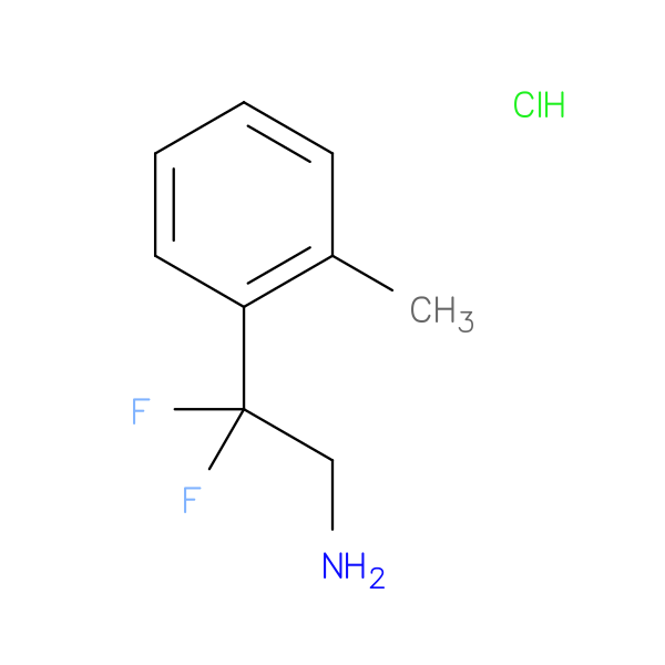 2,2-difluoro-2-(2-methylphenyl)ethan-1-amine hydrochloride