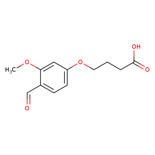 Butanoic acid, 4-(4-formyl-3-methoxyphenoxy)-