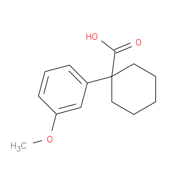 1-(3-Methoxyphenyl)cyclohexane-1-carboxylic acid