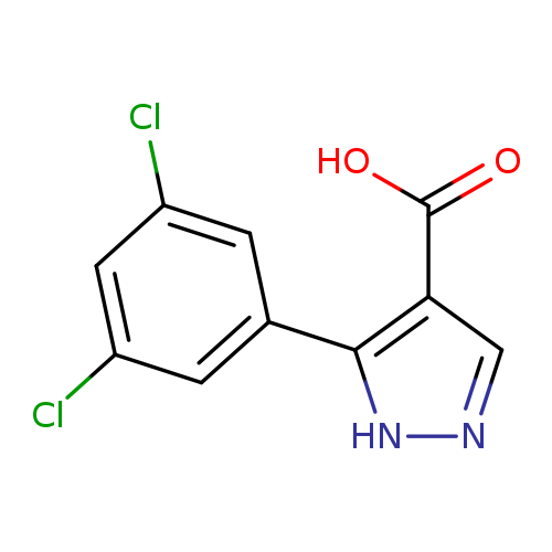 5-(3,5-dichlorophenyl)-1H-pyrazole-4-carboxylicacid