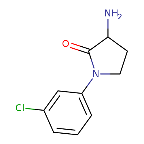 3-amino-1-(3-chlorophenyl)pyrrolidin-2-one