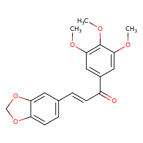 3-(1,3-Benzodioxol-5-yl)-1-(3,4,5-trimethoxyphenyl)-2-propen-1-one