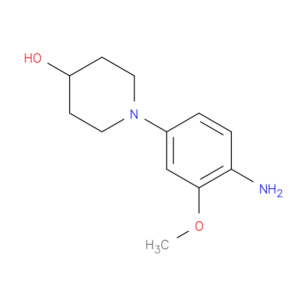 1-(4-Amino-3-methoxyphenyl)piperidin-4-ol
