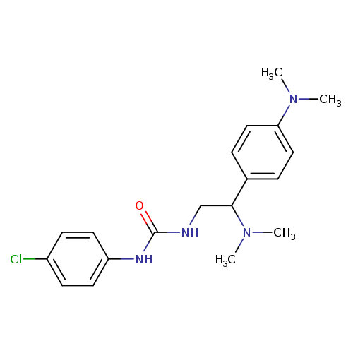 1-(4-chlorophenyl)-3-[2-(dimethylamino)-2-[4-(dimethylamino)phenyl]ethyl]urea