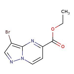 Pyrazolo[1,5-a]pyrimidine-5-carboxylic acid, 3-bromo-, ethyl ester