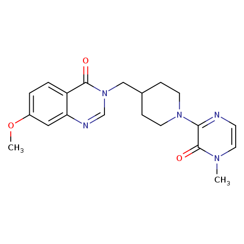 7-methoxy-3-{[1-(4-methyl-3-oxo-3,4-dihydropyrazin-2-yl)piperidin-4-yl]methyl}-3,4-dihydroquinazolin-4-one