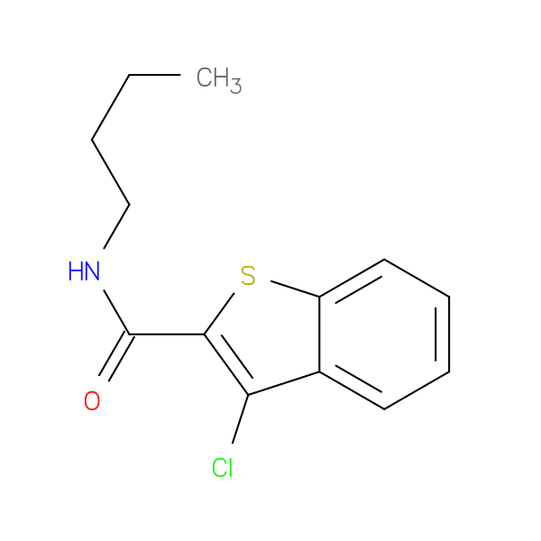 Benzo[b]thiophene-2-carboxamide, N-butyl-3-chloro-