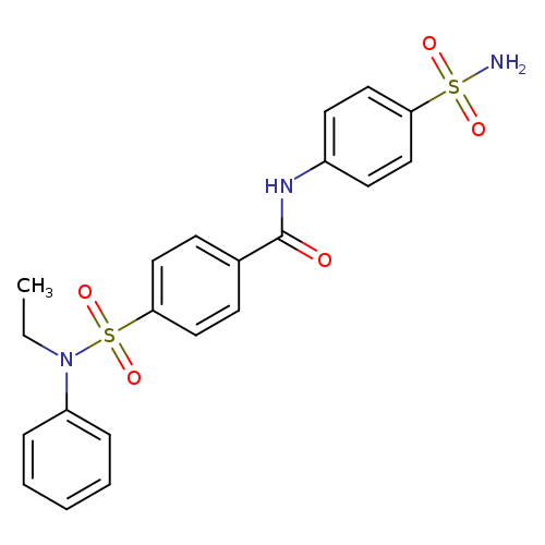 4-[ethyl(phenyl)sulfamoyl]-N-(4-sulfamoylphenyl)benzamide