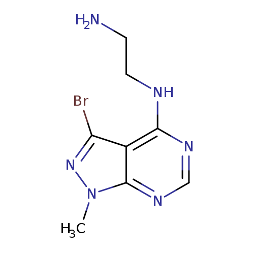 N-(2-aminoethyl)-3-bromo-1-methyl-1H-pyrazolo[3,4-d]pyrimidin-4-amine