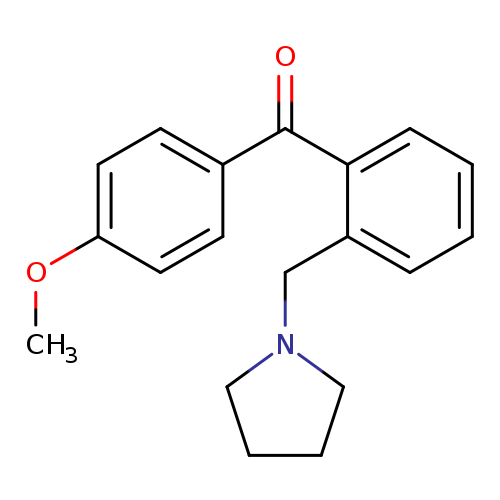 4'-Methoxy-2-pyrrolidinomethyl benzophenone