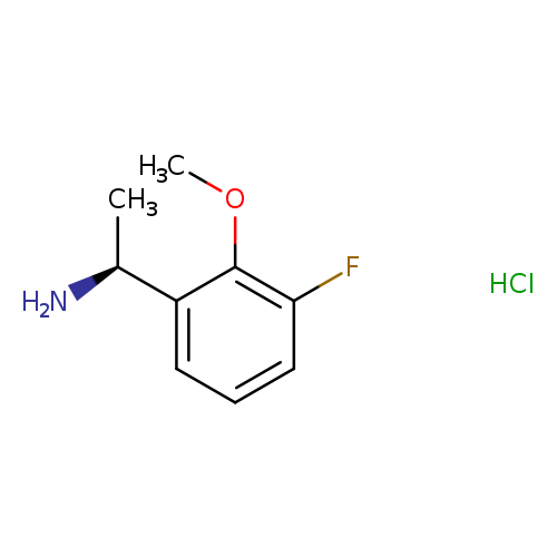 (1S)-1-(3-fluoro-2-methoxyphenyl)ethan-1-amine hydrochloride