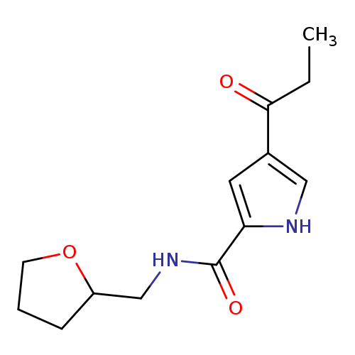 N-[(oxolan-2-yl)methyl]-4-propanoyl-1H-pyrrole-2-carboxamide