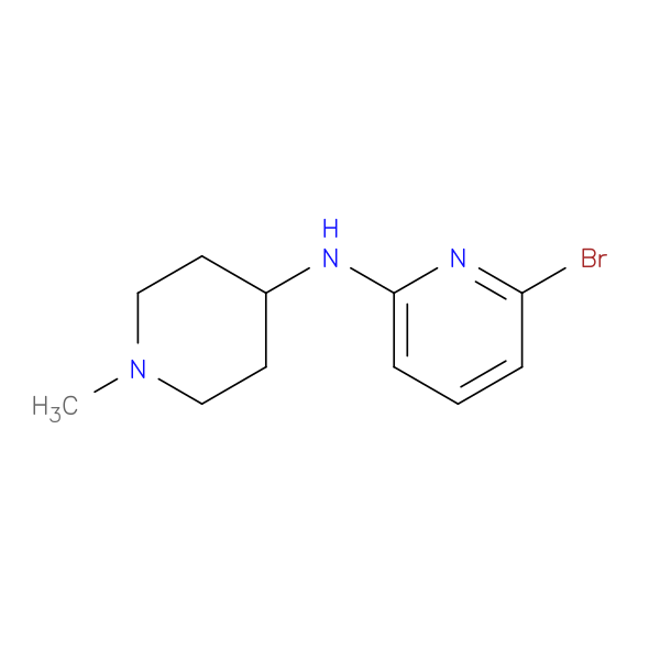 2-Pyridinamine, 6-bromo-N-(1-methyl-4-piperidinyl)-