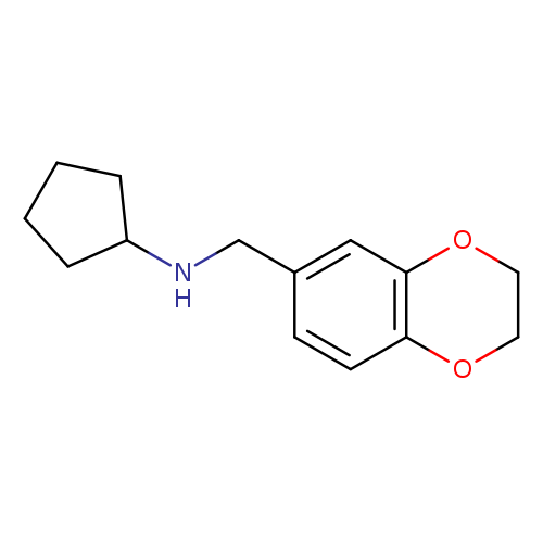 N-(2,3-dihydro-1,4-benzodioxin-6-ylmethyl)cyclopentanamine