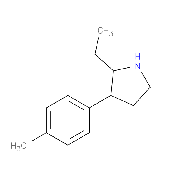 2-ethyl-3-(4-methylphenyl)pyrrolidine