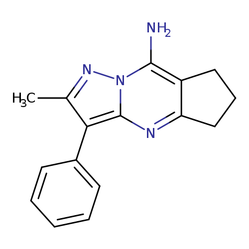 2-Methyl-3-phenyl-6,7-dihydro-5H-1,4,8a-triaza-s-indacen-8-ylamine