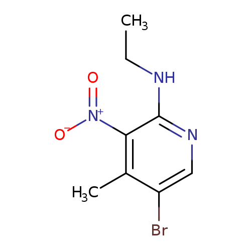 5-Bromo-2-ethylamino-3-nitro-4-picoline
