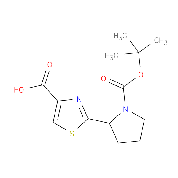 2-(1-(tert-Butoxycarbonyl)pyrrolidin-2-yl)thiazole-4-carboxylic acid