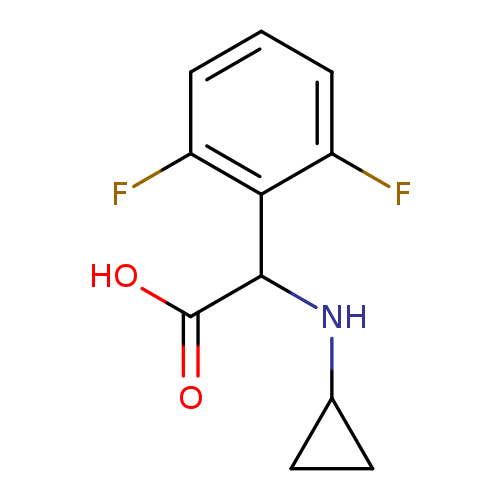2-(Cyclopropylamino)-2-(2,6-difluorophenyl)acetic acid