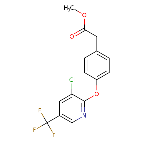 methyl 2-(4-{[3-chloro-5-(trifluoromethyl)pyridin-2-yl]oxy}phenyl)acetate