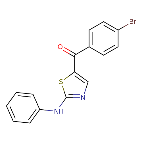 5-(4-bromobenzoyl)-N-phenyl-1,3-thiazol-2-amine