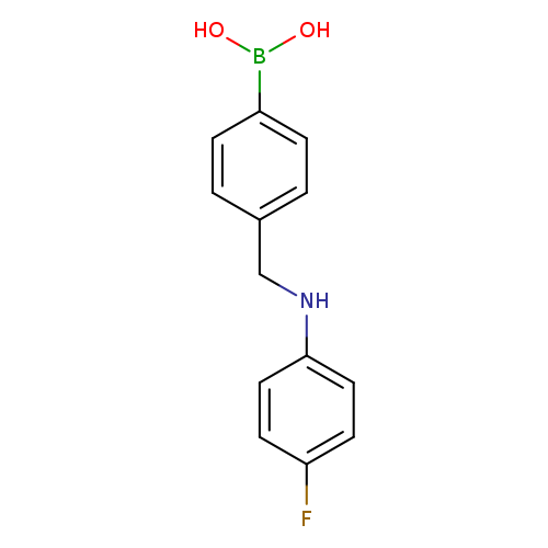 (4-(((4-fluorophenyl)amino)methyl)phenyl)boronic acid