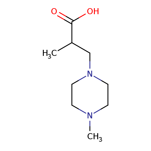 2-Methyl-3-(4-methylpiperazin-1-yl)propanoic acid