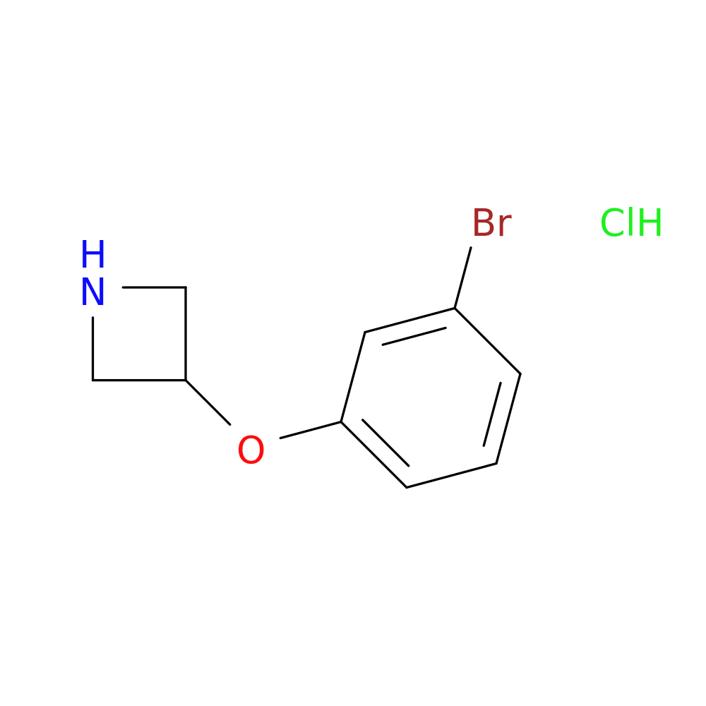 3-(3-BROMOPHENOXY)AZETIDINE HYDROCHLORIDE