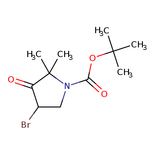 tert-butyl 4-bromo-2,2-dimethyl-3-oxopyrrolidine-1-carboxylate