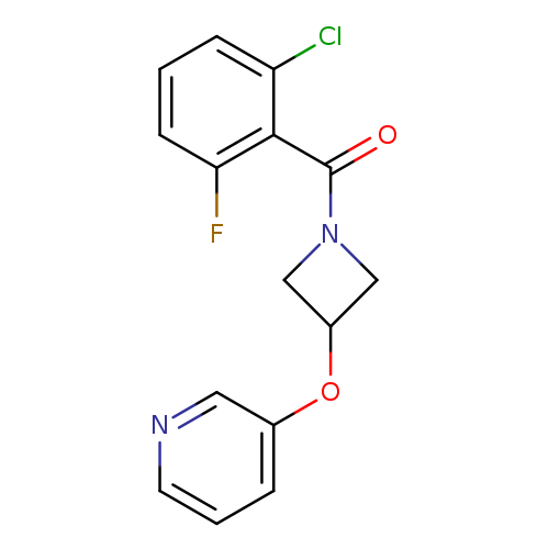 3-{[1-(2-chloro-6-fluorobenzoyl)azetidin-3-yl]oxy}pyridine
