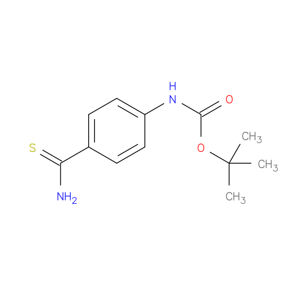 tert-butyl N-(4-carbamothioylphenyl)carbamate