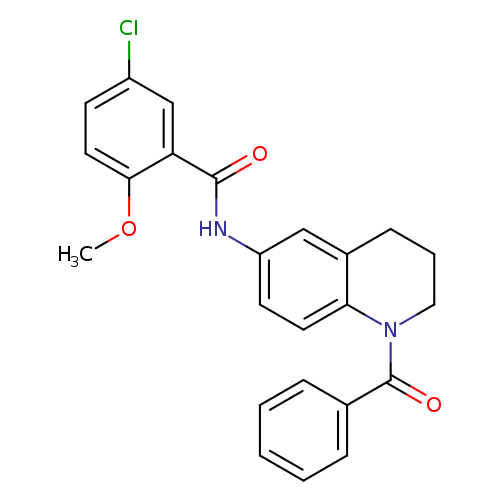 N-(1-benzoyl-1,2,3,4-tetrahydroquinolin-6-yl)-5-chloro-2-methoxybenzamide