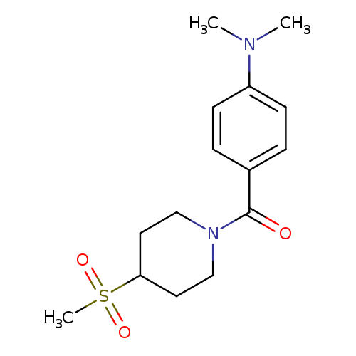4-(4-methanesulfonylpiperidine-1-carbonyl)-N,N-dimethylaniline