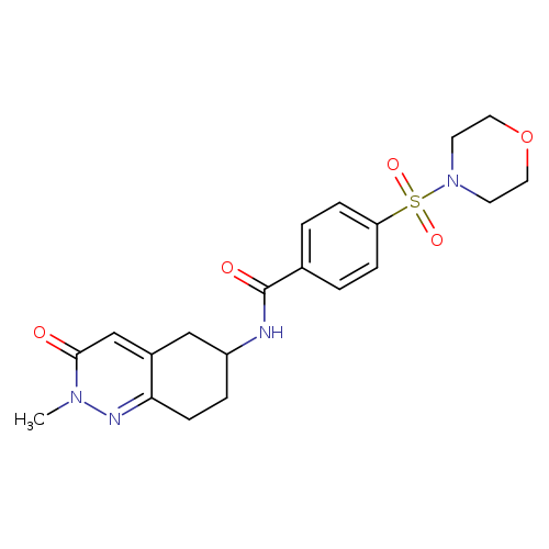 N-(2-methyl-3-oxo-2,3,5,6,7,8-hexahydrocinnolin-6-yl)-4-(morpholine-4-sulfonyl)benzamide