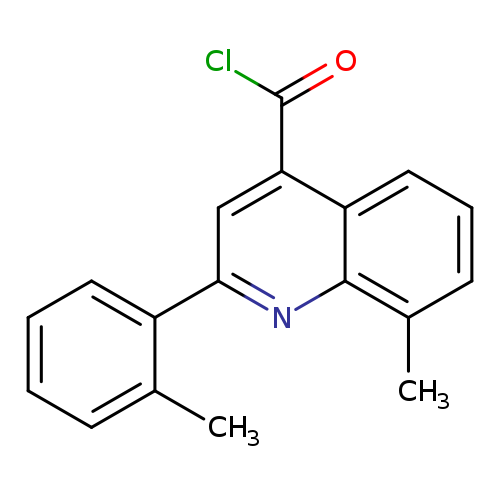 8-Methyl-2-(2-methylphenyl)quinoline-4-carbonyl chloride