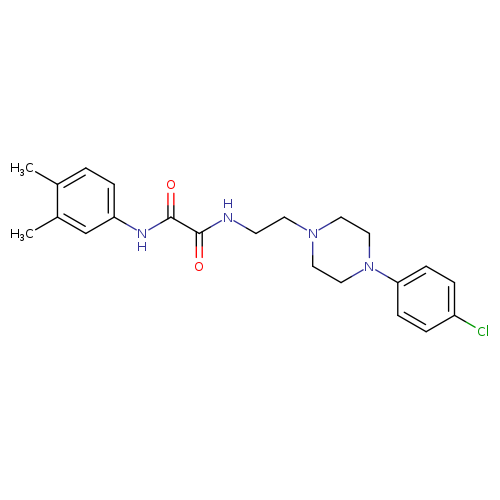 N-{2-[4-(4-chlorophenyl)piperazin-1-yl]ethyl}-N'-(3,4-dimethylphenyl)ethanediamide