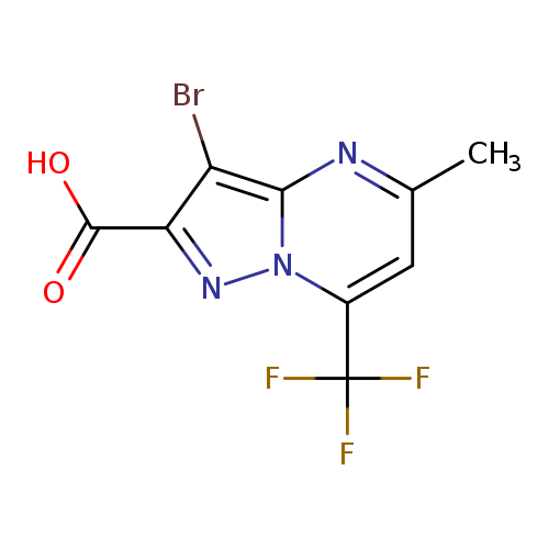3-Bromo-5-Methyl-7-(trifluoromethyl)pyrazolo[1,5-a]pyrimidine-2-carboxylic acid
