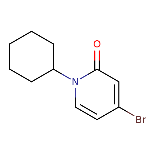 4-bromo-1-cyclohexyl-1,2-dihydropyridin-2-one