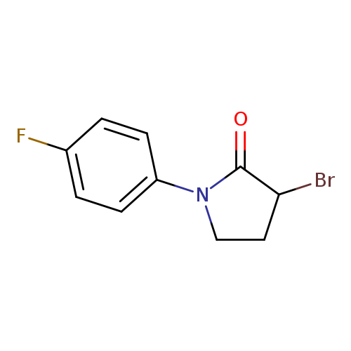 3-bromo-1-(4-fluorophenyl)pyrrolidin-2-one