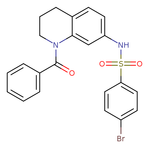 N-(1-benzoyl-1,2,3,4-tetrahydroquinolin-7-yl)-4-bromobenzene-1-sulfonamide