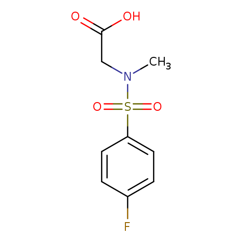 N-[(4-Fluorophenyl)sulfonyl]-n-methylglycine