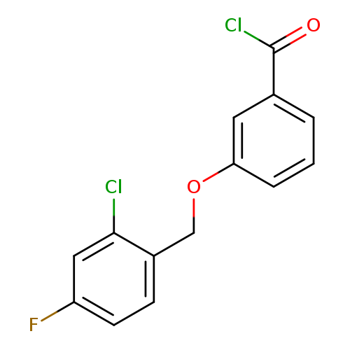 3-[(2-Chloro-4-fluorobenzyl)oxy]benzoyl chloride