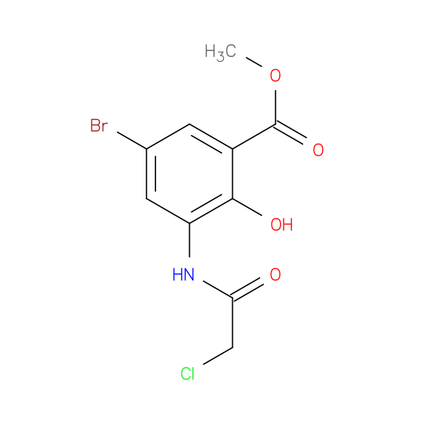 methyl 5-bromo-3-(2-chloroacetamido)-2-hydroxybenzoate